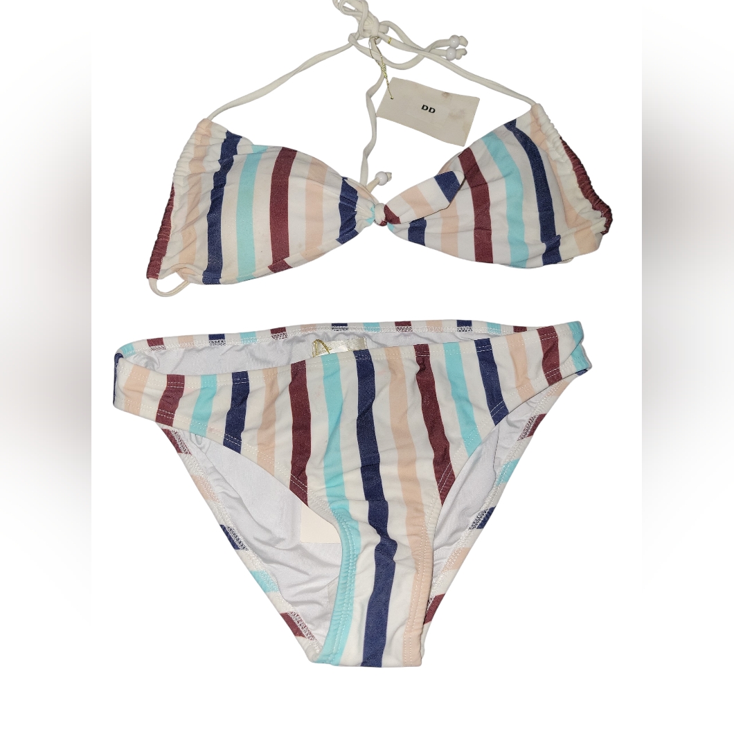 Nwt Shoshanna Multicolor Striped Bikini